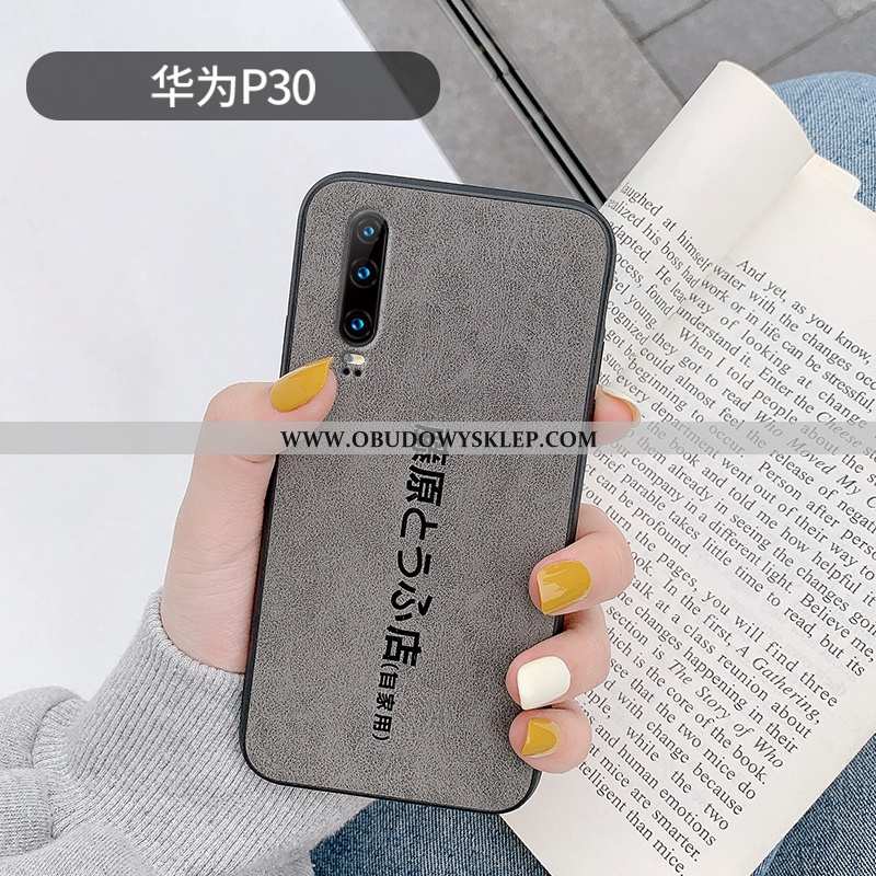Etui Huawei P30 Ochraniacz Biznes Zielony, Futerał Huawei P30 Pluszowa Silikonowe Zielone