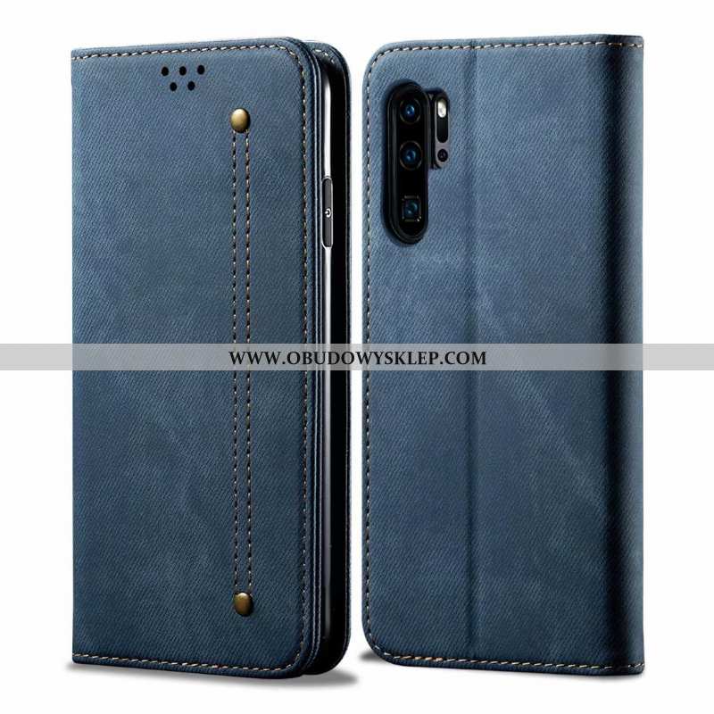 Etui Huawei P30 Pro Skórzane Futerał Telefon Komórkowy, Huawei P30 Pro Ochraniacz Klapa Kawowy