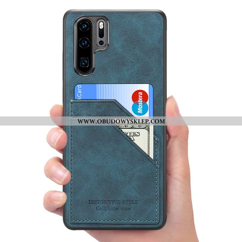 Etui Huawei P30 Pro Skórzane Telefon Komórkowy Futerał, Futerał Huawei P30 Pro Portfel Czerwona