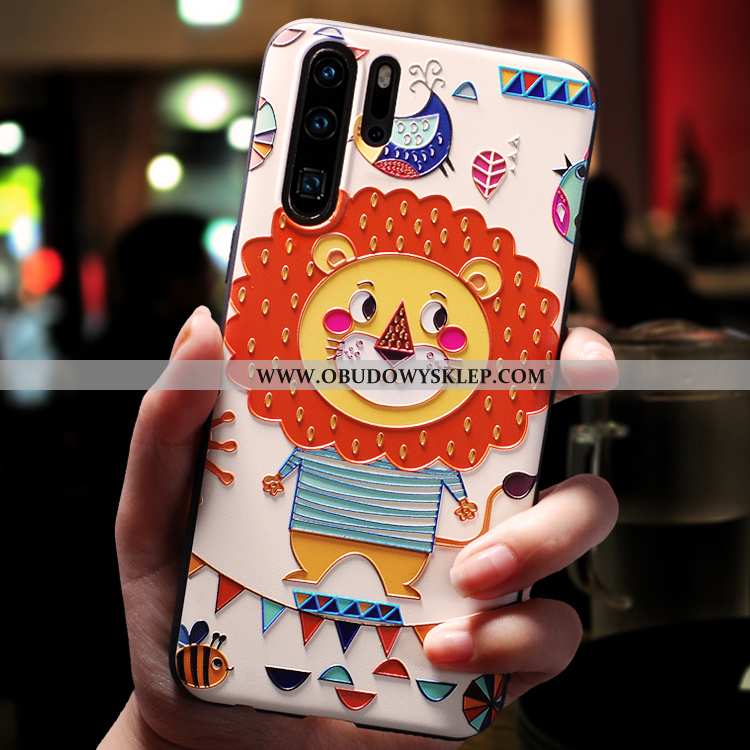 Etui Huawei P30 Pro Trendy Nubuku Anti-fall, Futerał Huawei P30 Pro Super Kreskówka Zielone