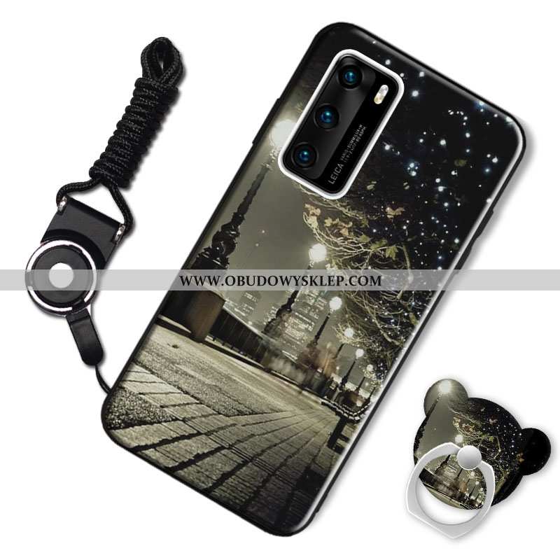 Etui Huawei P40 Kreskówka Telefon Komórkowy Futerał, Futerał Huawei P40 Piękny Miękki Bordowa