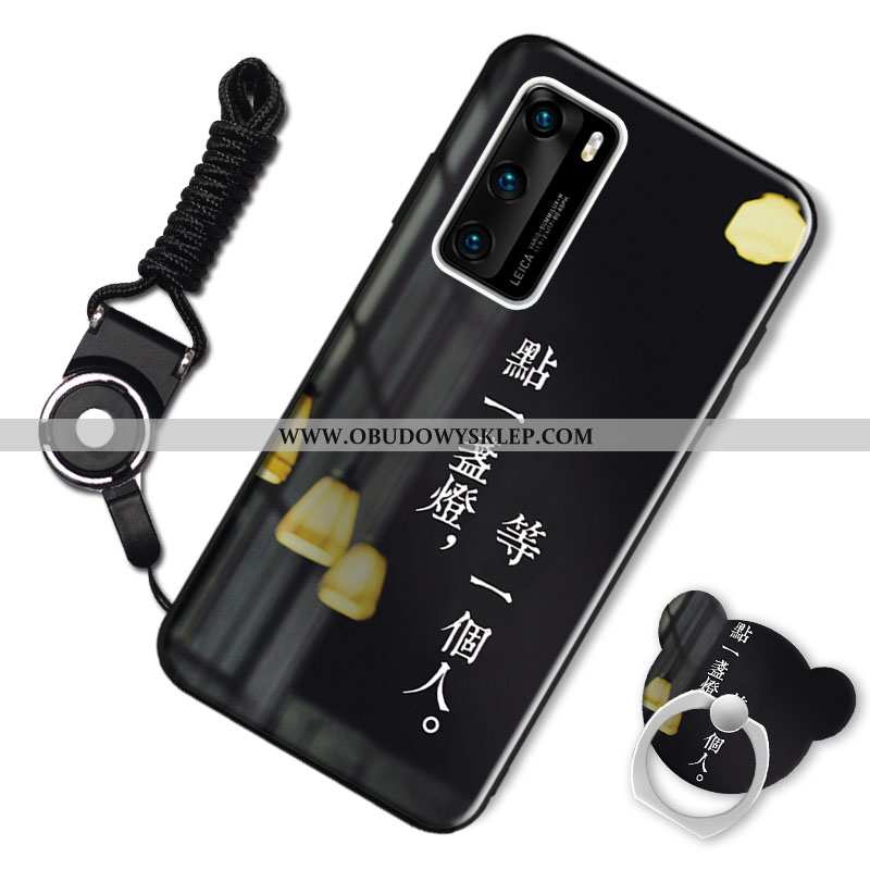 Etui Huawei P40 Kreskówka Telefon Komórkowy Futerał, Futerał Huawei P40 Piękny Miękki Bordowa