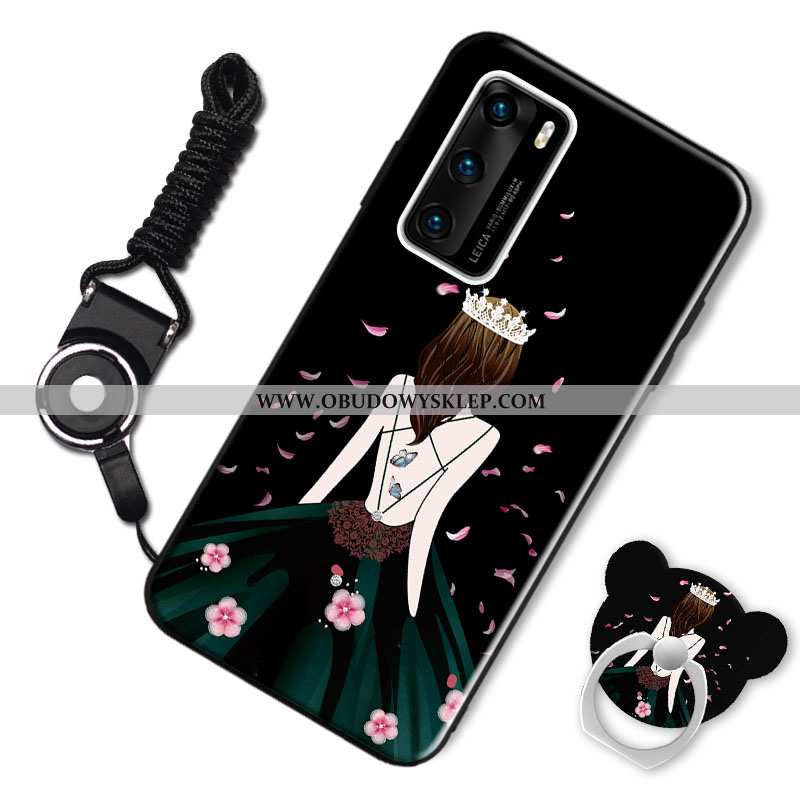 Etui Huawei P40 Kreskówka Telefon Komórkowy Futerał, Futerał Huawei P40 Piękny Miękki Bordowa