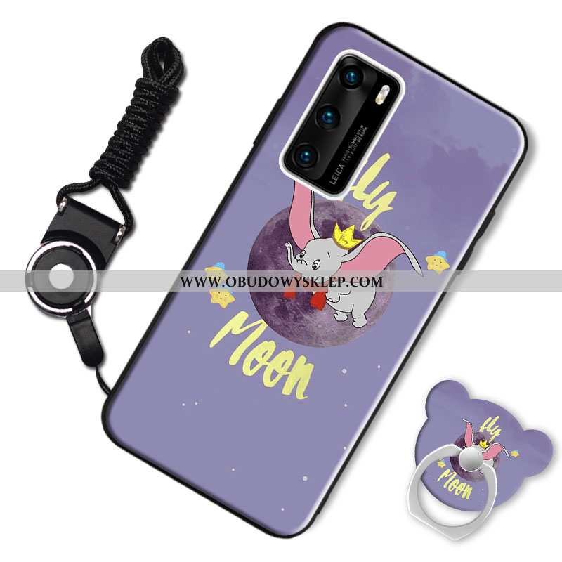 Etui Huawei P40 Kreskówka Telefon Komórkowy Futerał, Futerał Huawei P40 Piękny Miękki Bordowa