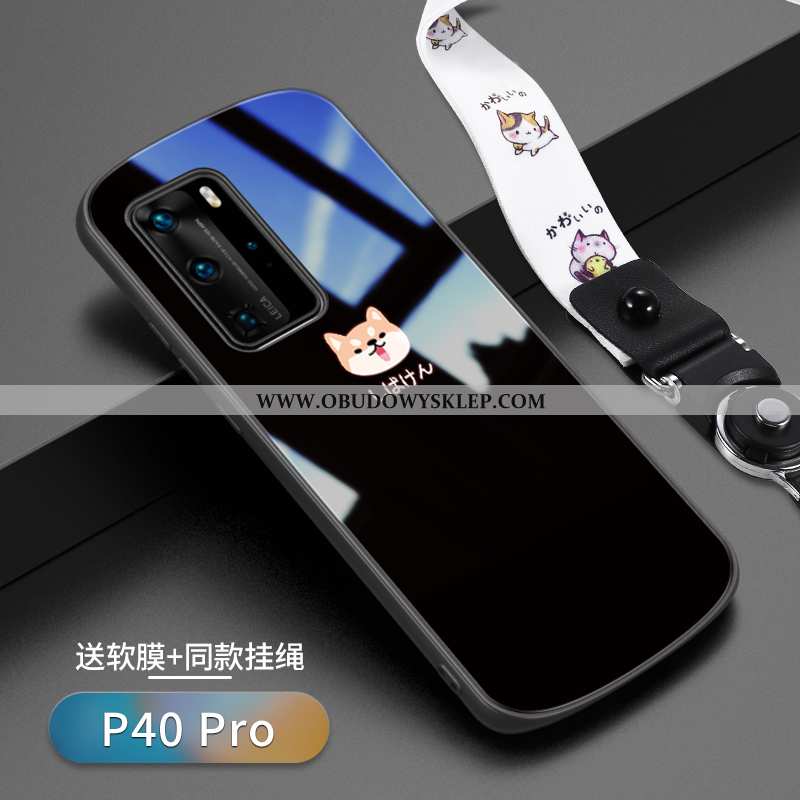Etui Huawei P40 Pro Cienkie Super Biały, Futerał Huawei P40 Pro Silikonowe Kreskówka Biała