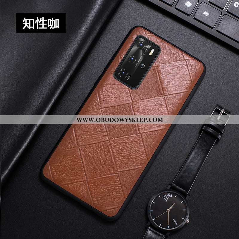 Etui Huawei P40 Pro Skórzane Biznes Wysoki Koniec, Futerał Huawei P40 Pro Luksusowy Telefon Komórkow