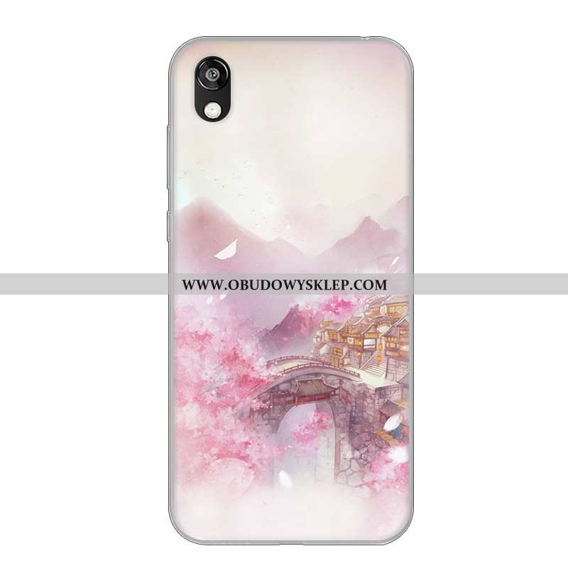 Etui Huawei Y5 2020 Miękki Futerał Różowe, Huawei Y5 2020 Wiatr Rozowa