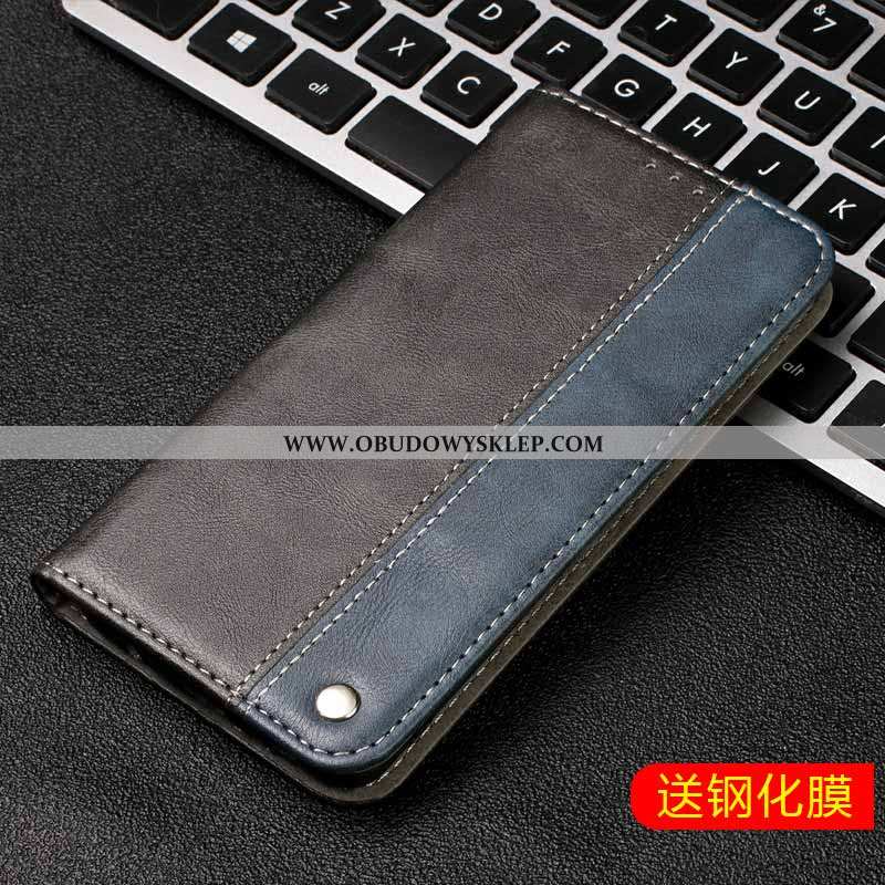 Etui Huawei Y6 2020 Skórzane Obudowa Telefon Komórkowy, Futerał Huawei Y6 2020 Szary Szara