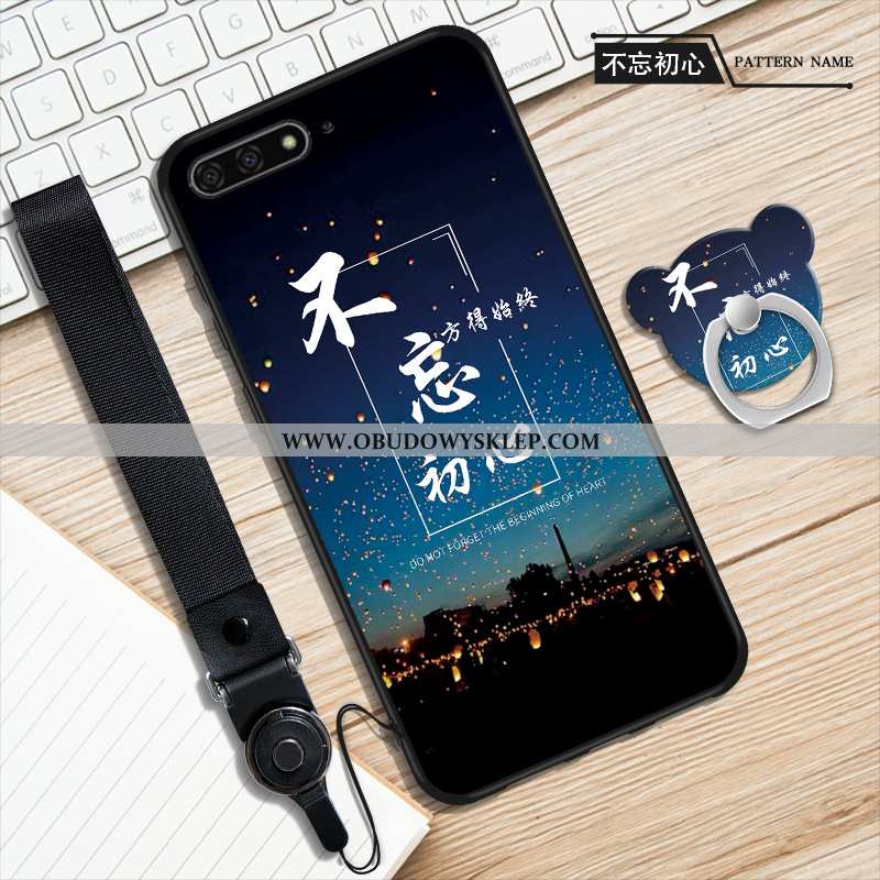 Etui Huawei Y6 2020 Wiszące Ozdoby Telefon Komórkowy, Futerał Huawei Y6 2020 Kreskówka Granatowy