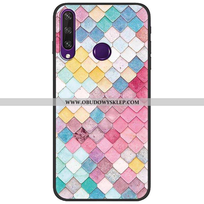 Etui Huawei Y6p Nubuku Ochraniacz Kolor, Futerał Huawei Y6p Kreatywne Czarny Zielone