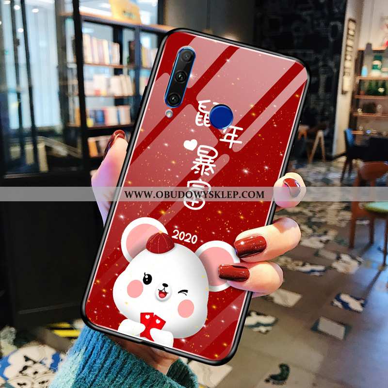 Etui Huawei Y6p Piękny Telefon Komórkowy Proste, Futerał Huawei Y6p Trendy Czerwona