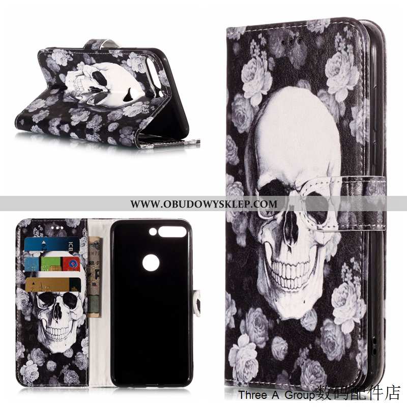 Etui Huawei Y7 2020 Ochraniacz Kreskówka 2020, Futerał Huawei Y7 2020 Skórzane Pokrowce Rozowa