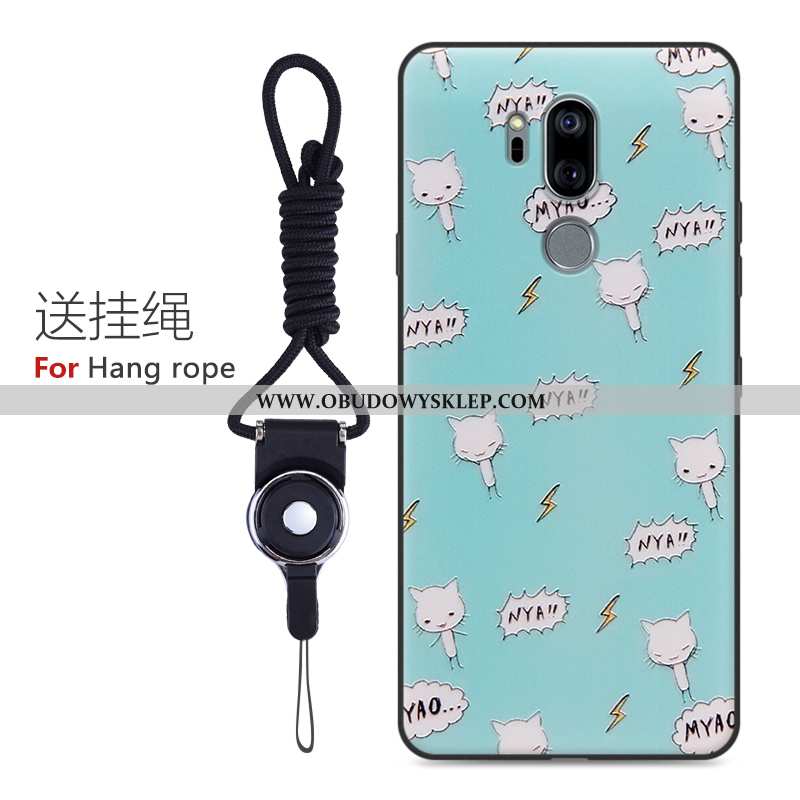 Etui Lg G7 Thinq Kreskówka Futerał, Futerał Lg G7 Thinq Silikonowe Kreatywne Niebieska