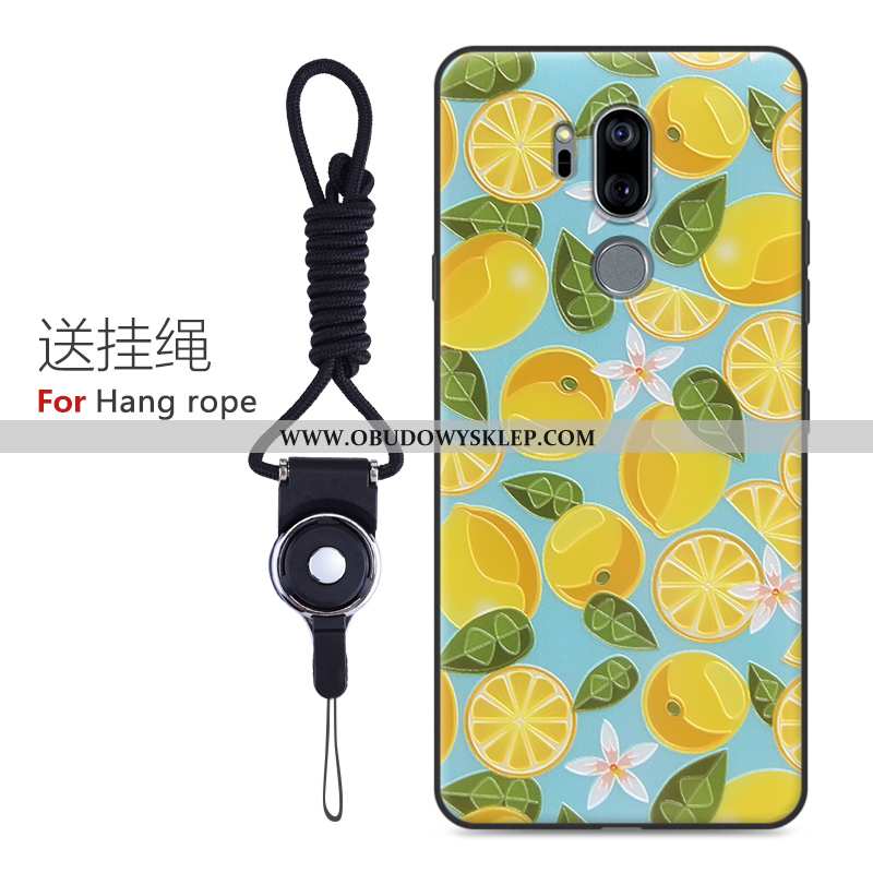 Etui Lg G7 Thinq Kreskówka Futerał, Futerał Lg G7 Thinq Silikonowe Kreatywne Niebieska