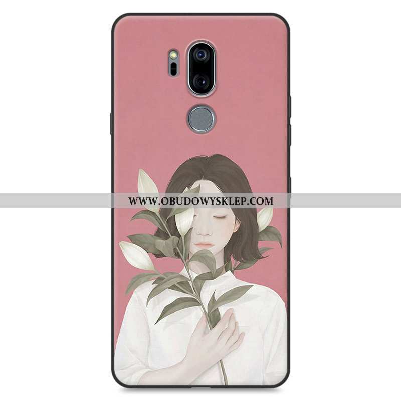 Etui Lg G7 Thinq Silikonowe Trendy Telefon Komórkowy, Futerał Lg G7 Thinq Ochraniacz Czerwony Czerwo