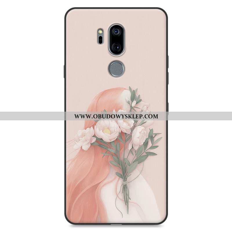 Etui Lg G7 Thinq Silikonowe Trendy Telefon Komórkowy, Futerał Lg G7 Thinq Ochraniacz Czerwony Czerwo