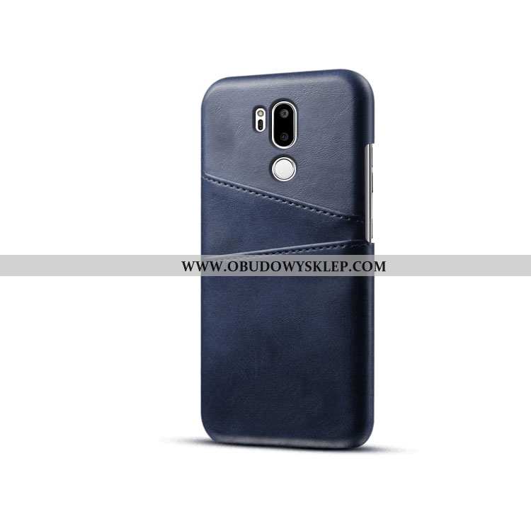 Etui Lg G7 Thinq Skóra Biznes Ochraniacz, Futerał Lg G7 Thinq Trendy Karta Czarna