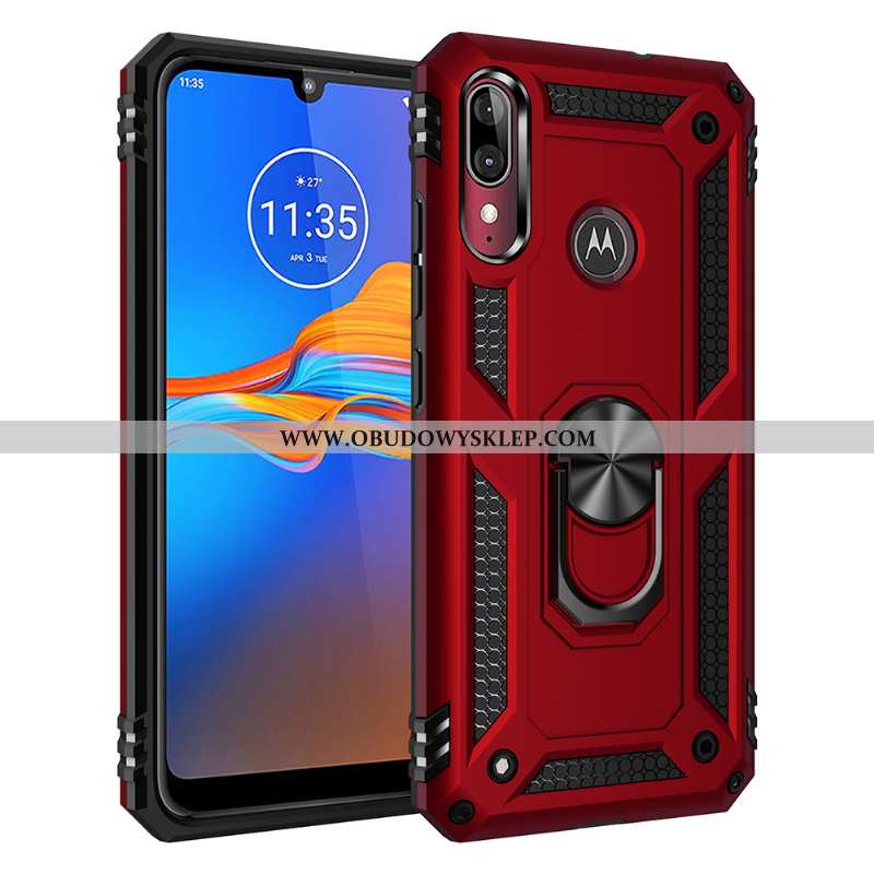 Etui Moto E6 Plus Trudno Magnetyzm All Inclusive, Futerał Moto E6 Plus Telefon Komórkowy Na Pokładzi