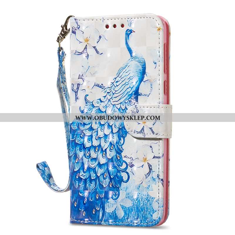 Etui Moto G7 Trendy Niebieski Osobowość, Futerał Moto G7 Ochraniacz Klapa Niebieska