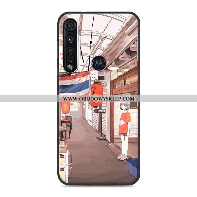 Etui Moto G8 Plus Miękki Futerał Sztuka, Moto G8 Plus Telefon Komórkowy All Inclusive Rozowa