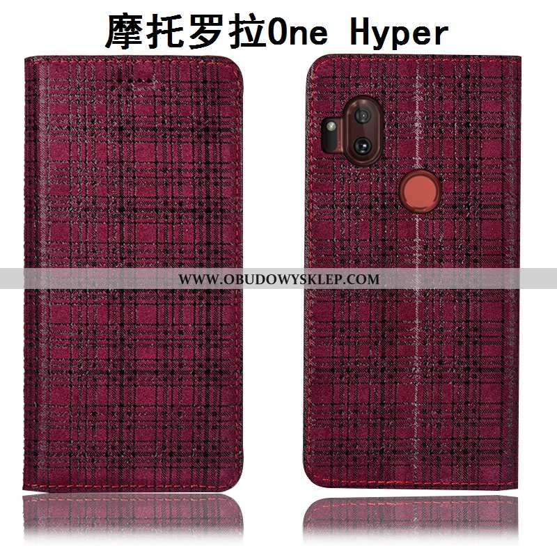 Etui Motorola One Hyper Skórzane Futerał Telefon Komórkowy, Motorola One Hyper Ochraniacz Aksamit Br