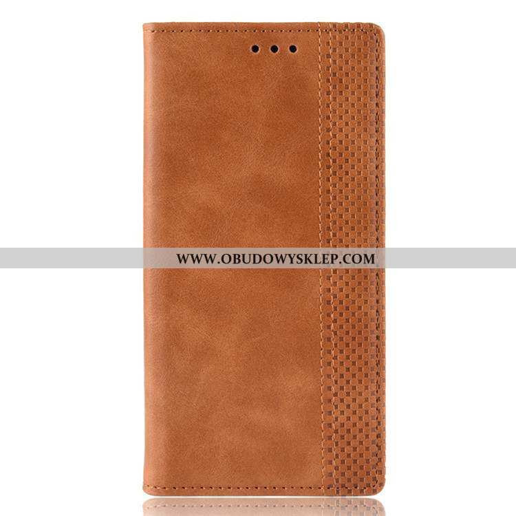 Etui Motorola One Hyper Skórzane Obudowa Etui, Futerał Motorola One Hyper Ciemno Niebieski Granatowy