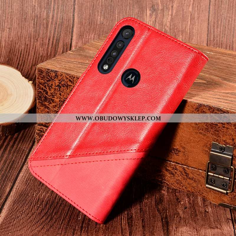 Etui Motorola One Macro Ochraniacz Telefon Komórkowy Anti-fall, Futerał Motorola One Macro Skórzane 