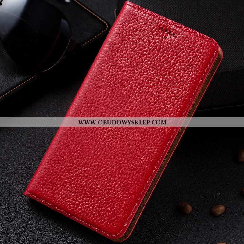 Etui Nokia 4.2 Wzór Futerał Litchi, Nokia 4.2 Ochraniacz Brązowy Kawowy