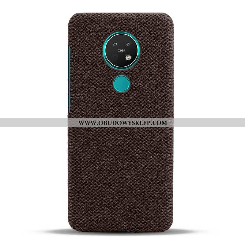 Etui Nokia 6.2 Cienkie Szary Etui, Futerał Nokia 6.2 Ochraniacz Płótno Szara