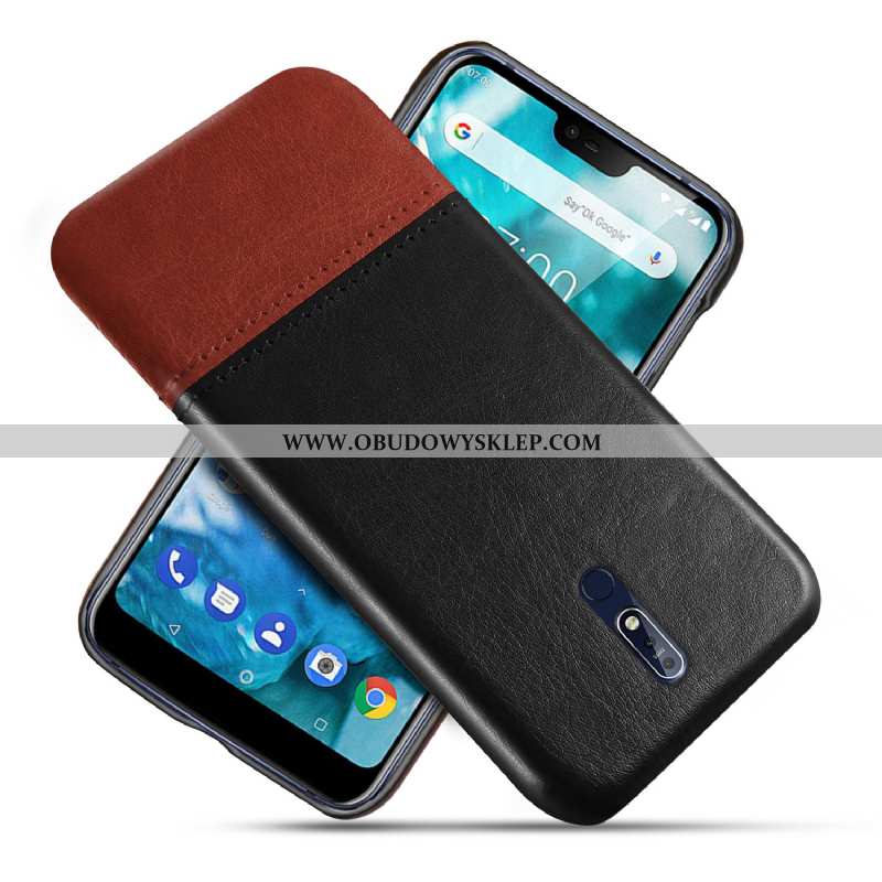 Etui Nokia 7.1 Osobowość Jakość Futerał, Futerał Nokia 7.1 Skóra Nowy Niebieska
