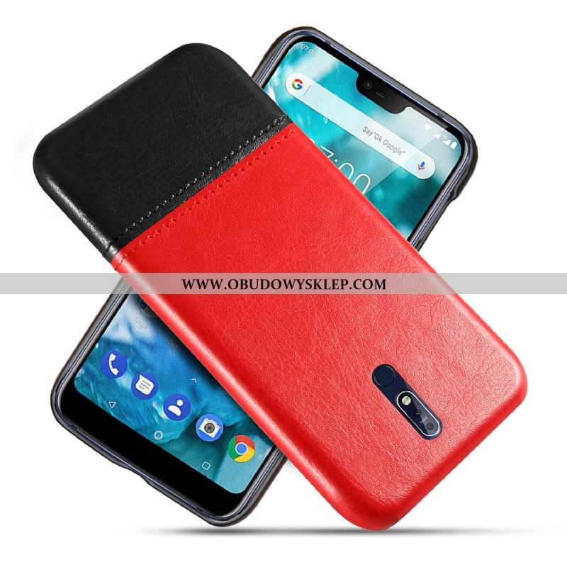 Etui Nokia 7.1 Osobowość Jakość Futerał, Futerał Nokia 7.1 Skóra Nowy Niebieska