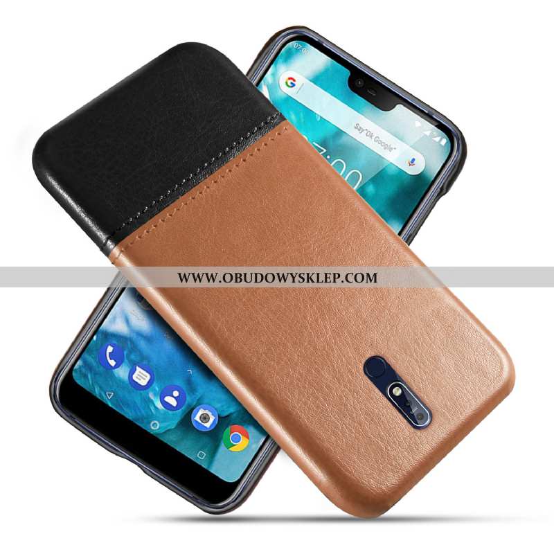 Etui Nokia 7.1 Osobowość Jakość Futerał, Futerał Nokia 7.1 Skóra Nowy Niebieska