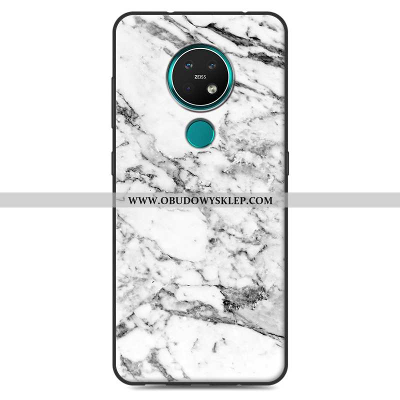 Etui Nokia 7.2 Drewniany Futerał Telefon Komórkowy, Nokia 7.2 Miękki Kreatywne Biała