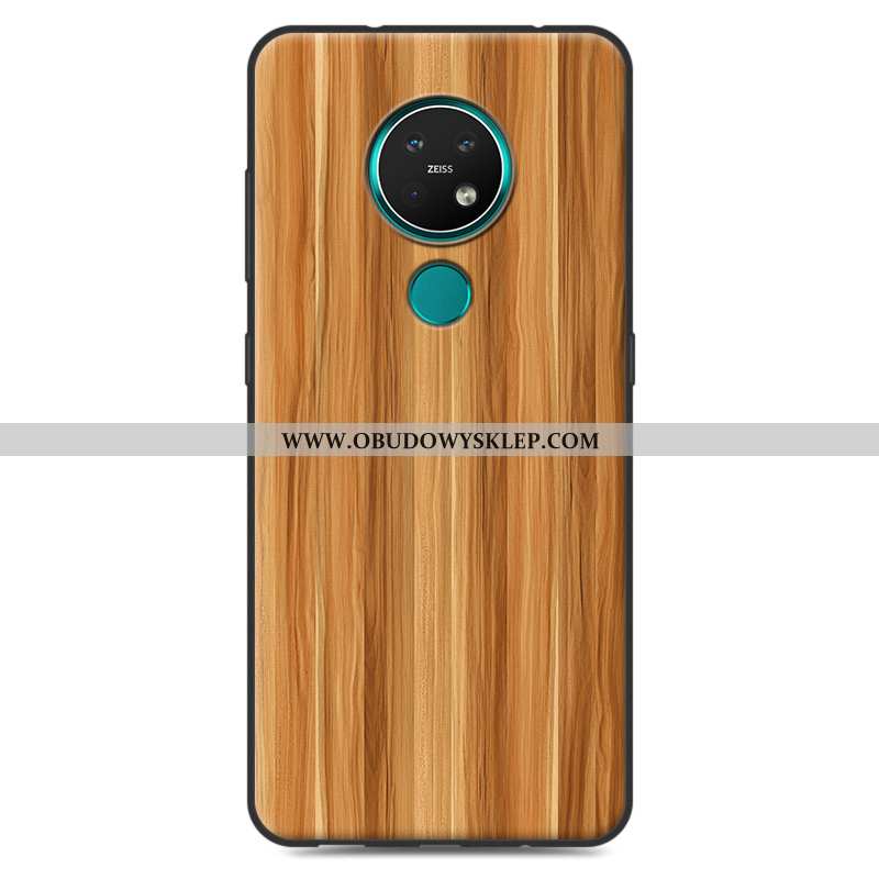 Etui Nokia 7.2 Drewniany Futerał Telefon Komórkowy, Nokia 7.2 Miękki Kreatywne Biała