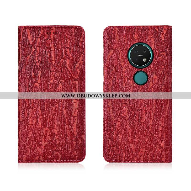Etui Nokia 7.2 Silikonowe Miękki Skórzane Etui, Futerał Nokia 7.2 Ochraniacz Anti-fall Biała