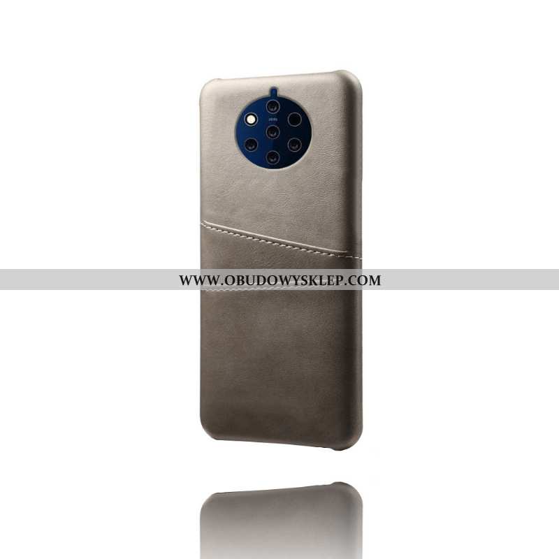 Etui Nokia 9 Pureview Skóra Anti-fall Futerał, Futerał Nokia 9 Pureview Karta Jakość Szara