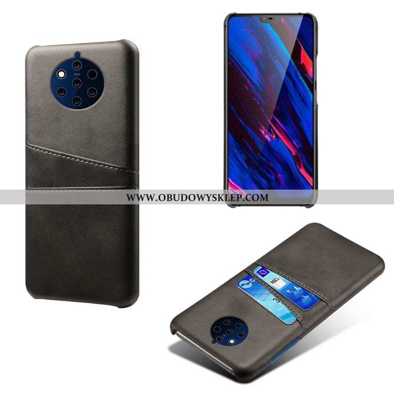 Etui Nokia 9 Pureview Skóra Anti-fall Futerał, Futerał Nokia 9 Pureview Karta Jakość Szara