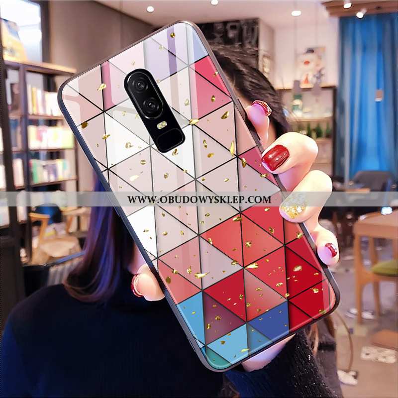 Etui Oneplus 6 Szkło Futerał Telefon Komórkowy, Oneplus 6 Osobowość Trendy Kolorowy