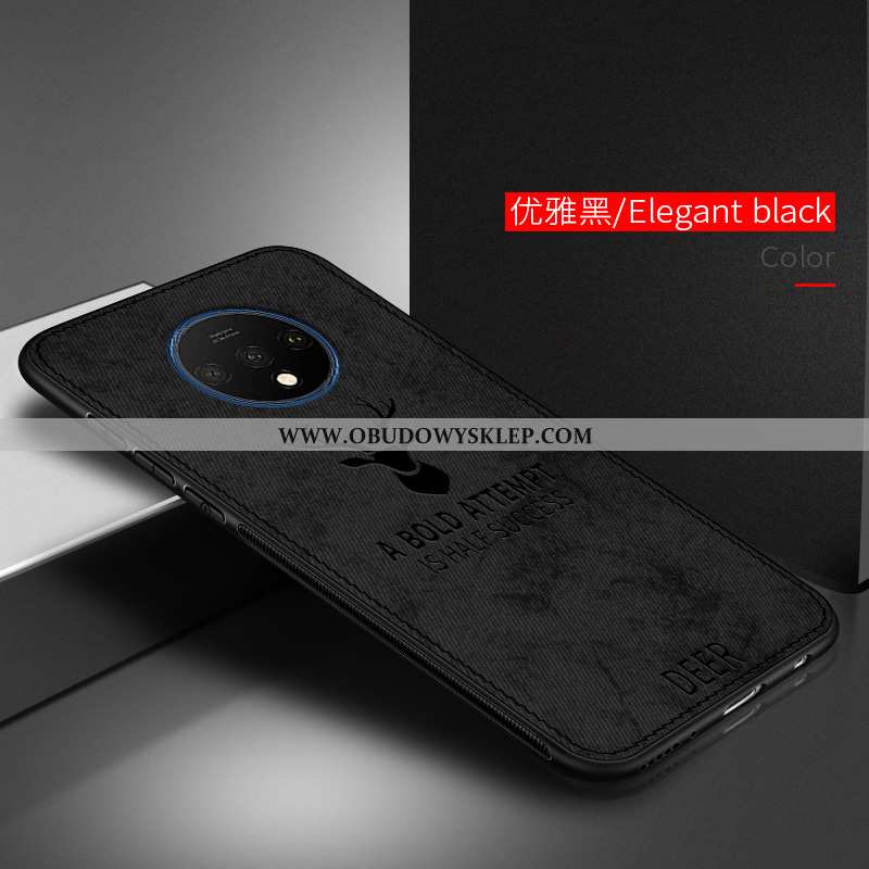 Etui Oneplus 7t Super Telefon Komórkowy Płótno, Futerał Oneplus 7t Cienkie Wzór Szara
