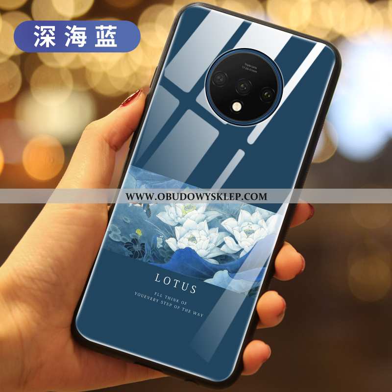 Etui Oneplus 7t Trendy Futerał Silikonowe, Oneplus 7t Super Kwiaty Fioletowy