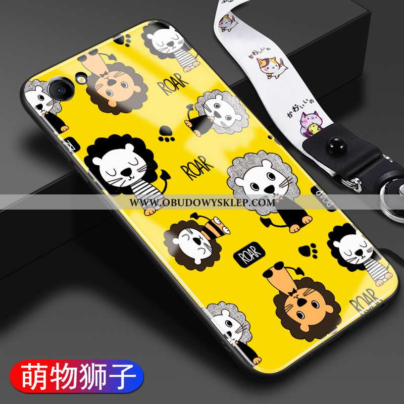 Etui Oppo A3 Ochraniacz All Inclusive Szkło Hartowane, Futerał Oppo A3 Szkło Moda Żółta