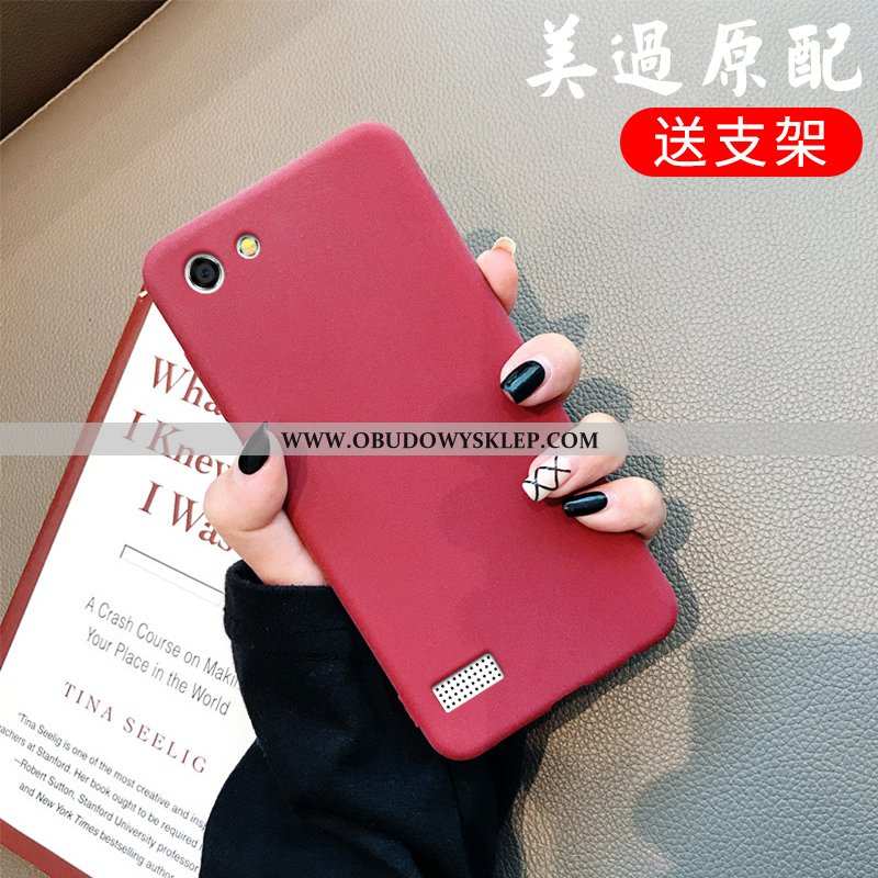 Etui Oppo A31 Nubuku Szary All Inclusive, Futerał Oppo A31 Osobowość Czerwony Netto Szara