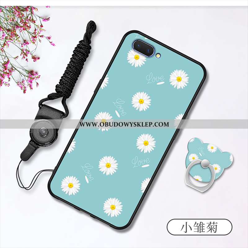 Etui Oppo A5 Trendy Anti-fall Wiszące Ozdoby, Futerał Oppo A5 Miękki Biała