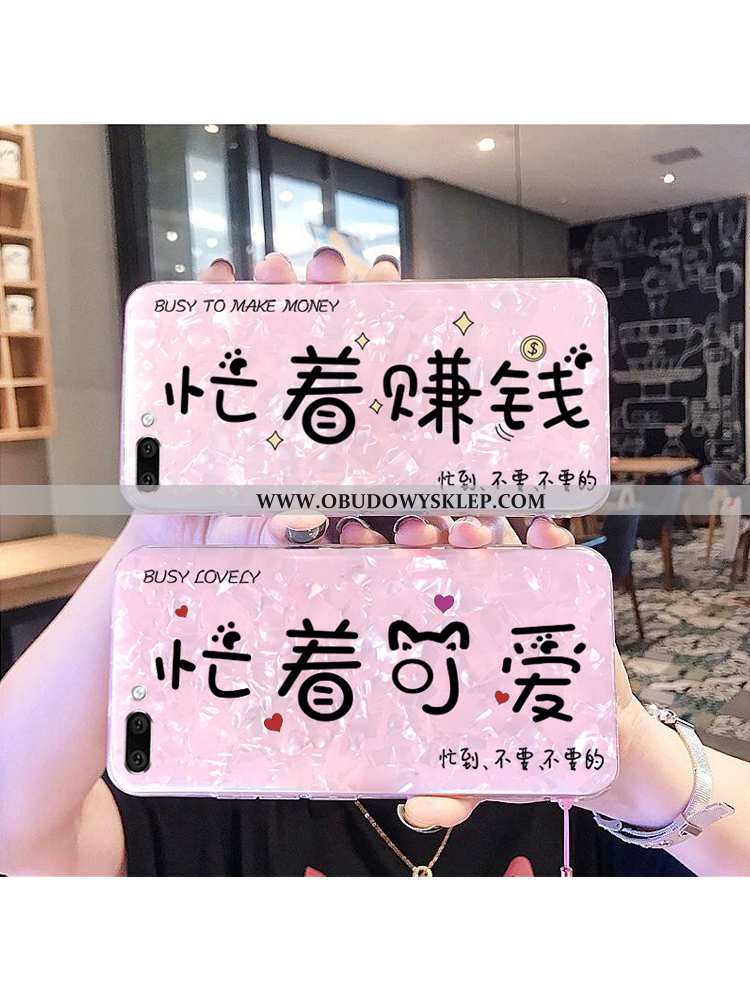 Etui Oppo A5 Trendy Futerał Przezroczysty, Oppo A5 Miękki Różowe Rozowa