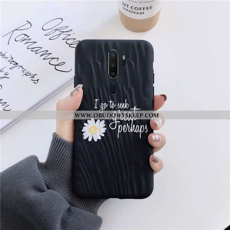 Etui Oppo A9 2020 Miękki Zielony Plisowana, Futerał Oppo A9 2020 Silikonowe Mały Zielone
