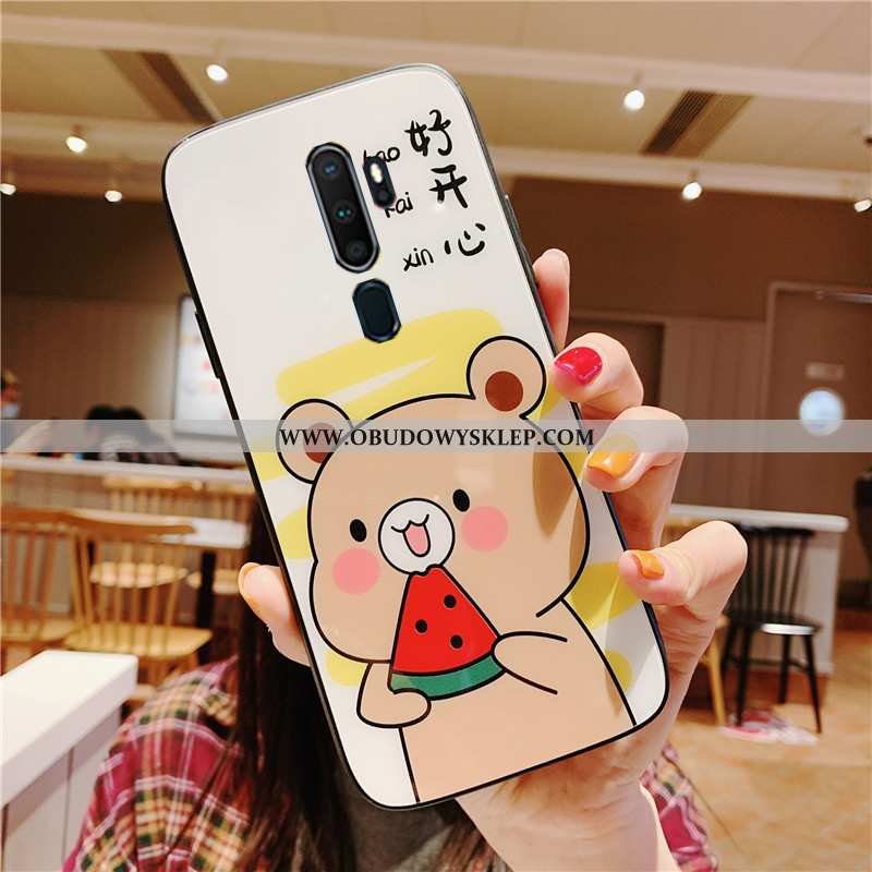 Etui Oppo A9 2020 Szkło Futerał Ochraniacz, Oppo A9 2020 Trendy Niebieska