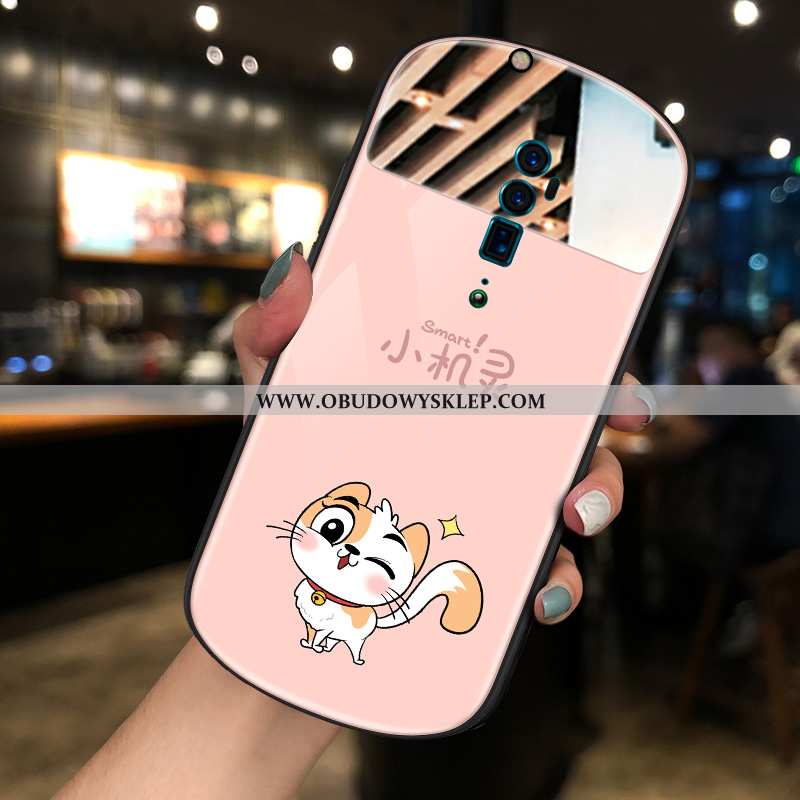 Etui Oppo Reno 10x Zoom Trendy Lustro Czerwony Netto, Futerał Oppo Reno 10x Zoom Kreskówka Telefon K