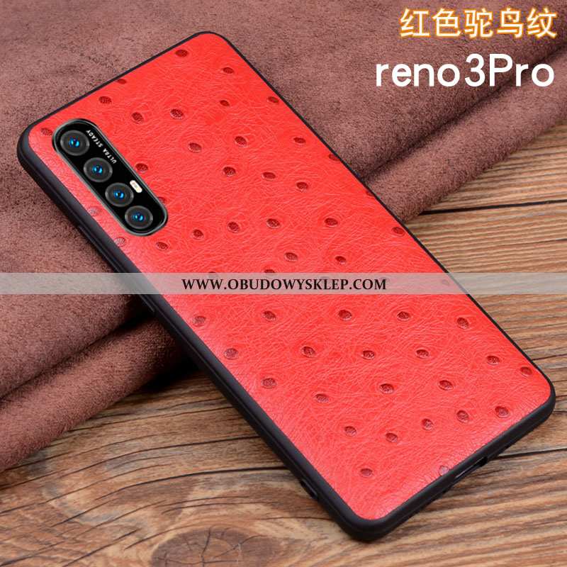 Etui Oppo Reno 3 Pro Ochraniacz Pokrowce All Inclusive, Futerał Oppo Reno 3 Pro Skórzane Biznes Nieb