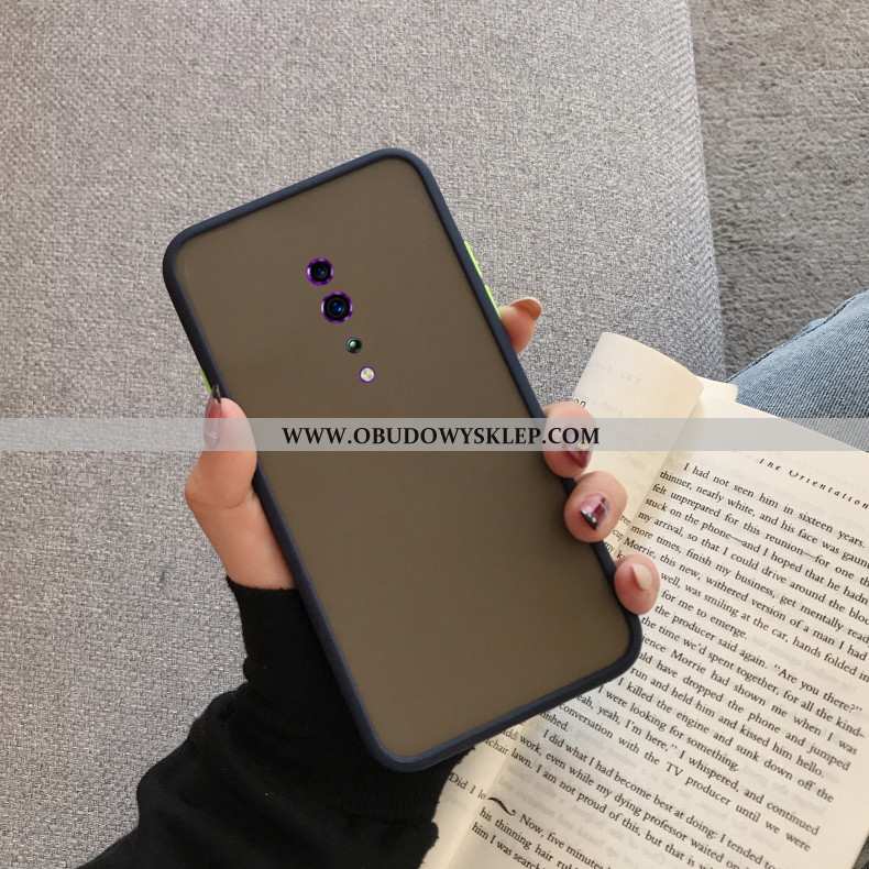 Etui Oppo Reno Z Nubuku Telefon Komórkowy Anti-fall, Futerał Oppo Reno Z Trendy Czerwona