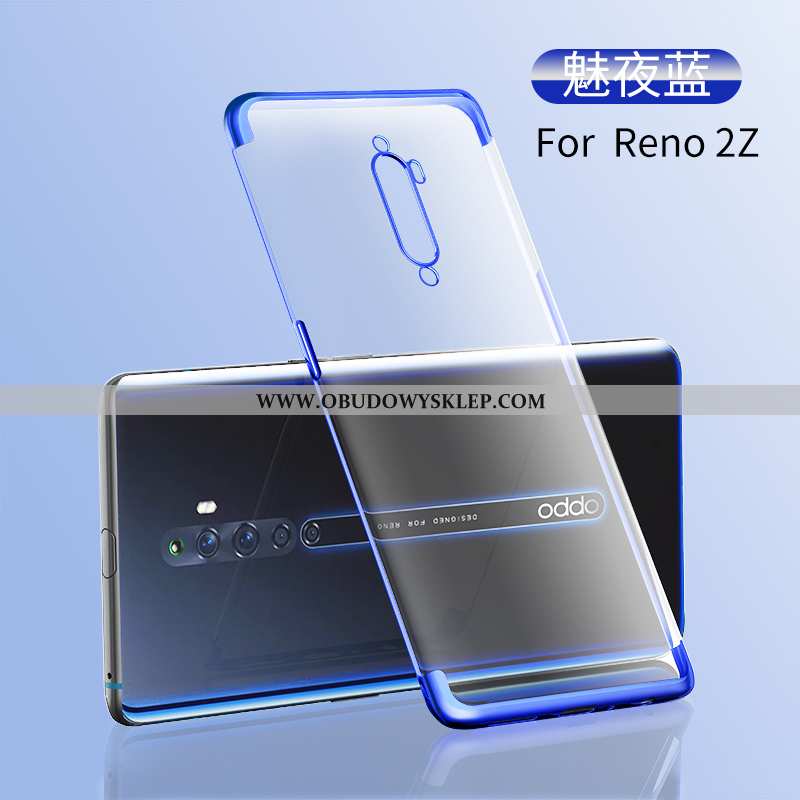 Etui Oppo Reno2 Z Miękki Czerwony Netto Cienkie, Futerał Oppo Reno2 Z Silikonowe Srebro Srebrne